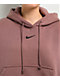 Nike Sportswear Phoenix Smokey Mauve Hoodie - Thumbnail image 3 of 4