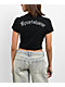 Nike Sportswear Street Black Slim Crop T-Shirt - Thumbnail image 1 of 3