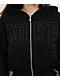Nike Sportswear Street Black Zip Crop Hoodie - Thumbnail image 3 of 5