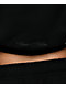 Nike Sportswear Street Black Zip Crop Hoodie - Thumbnail image 4 of 5
