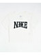 Nike Sportswear Street Logo White Slim Crop T-Shirt - Thumbnail image 3 of 4