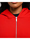 Nike Sportswear Street Red Oversized Zip Hoodie - Thumbnail image 3 of 5