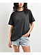 Nike Sportswear Striped Black T-Shirt - Thumbnail image 1 of 3