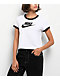 Nike Sportswear Vintage Black & White Ringer T-Shirt - Thumbnail image 1 of 4
