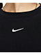 Nike Sportswear Women's Essential Black T-Shirt - Thumbnail image 4 of 4