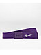 Nike Tech Essentials Purple Web Belt 