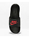 Nike Victori One Black & Red Slide Sandals - Thumbnail image 3 of 3