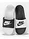Nike Victori One Mismatch Black & White Slide Sandals