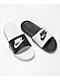 Nike Victori One Mismatch Black & White Slide Sandals