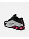 Nike Women's Shox R4 Metallic Silver & Black Shoes - Thumbnail image 2 of 6