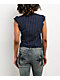 Ninth Hall Adrian Blue Pinstripe Button Up Top - Thumbnail image 2 of 5