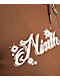 Ninth Hall Airbrush Afterlife Brown Crop Zip Hoodie - Thumbnail image 5 of 8