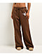 Ninth Hall Airbrush Afterlife Brown Wide Leg Sweatpants - Thumbnail image 1 of 11