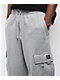 Ninth Hall Airbrushed Dragon Grey Baggy Cargo Sweatpants - Thumbnail image 4 of 6