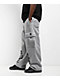 Ninth Hall Airbrushed Dragon Grey Baggy Cargo Sweatpants - Thumbnail image 6 of 6
