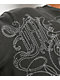 Ninth Hall All At Once Charcoal Wash & White 2fer Long Sleeve T-Shirt - Thumbnail image 7 of 8