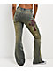 Ninth Hall Alyssia Burn Light Vintage Blue Wash Bootcut Jeans - Thumbnail image 2 of 7