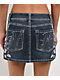 Ninth Hall Alyssia Cherry Blossom Blue Wash Mini Skirt - Thumbnail image 5 of 10