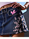 Ninth Hall Alyssia Cherry Blossom Blue Wash Mini Skirt - Thumbnail image 10 of 10