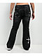 Ninth Hall Alyssia Cross Black Wash Mid Rise Bootcut Jeans - Thumbnail image 3 of 7