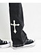 Ninth Hall Alyssia Cross Black Wash Mid Rise Bootcut Jeans - Thumbnail image 6 of 7