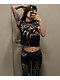 Ninth Hall Alyssia Cross Black Wash Mid Rise Bootcut Jeans - Thumbnail image 6 of 7