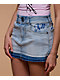 Ninth Hall Alyssia Monsoon2 Wash Cutoff Mini Skirt - Thumbnail image 3 of 8