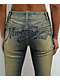 Ninth Hall Alyssia Nailheads Blue Wash Bootcut Jeans - Thumbnail image 6 of 12
