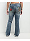 Ninth Hall Alyssia Printed Selfie Mid Rise Bootcut Jeans - Thumbnail image 3 of 7
