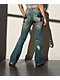 Ninth Hall Alyssia Sequins Drizzle Bootcut Jeans - Thumbnail image 9 of 10