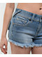 Ninth Hall Alyssia Shortie Sapphire Denim Shorts - Thumbnail image 5 of 10