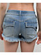 Ninth Hall Alyssia Shortie Sapphire Denim Shorts - Thumbnail image 10 of 10