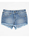 Ninth Hall Alyssia Shortie Sapphire Denim Shorts - Thumbnail image 8 of 10