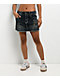 Ninth Hall Alyssia Spears Dark Blue Wash Cutoff Mini Skirt - Thumbnail image 2 of 7
