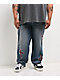Ninth Hall Ambush Crosses Baked Medium Blue Wash Loose Fit Jeans - Thumbnail image 3 of 14