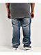 Ninth Hall Ambush Crosses Baked Medium Blue Wash Loose Fit Jeans - Thumbnail image 4 of 14