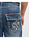 Ninth Hall Ambush Crosses Baked Medium Blue Wash Loose Fit Jeans - Thumbnail image 6 of 14