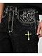 Ninth Hall Ambush Crosses Black Wash Loose Fit Jeans - Thumbnail image 6 of 9