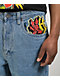 Ninth Hall Ambush Dragon Blue Wash Loose Fit Jeans - Thumbnail image 4 of 7