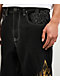 Ninth Hall Ambush Fleur De Lion Black Wash Loose Fit Jeans - Thumbnail image 6 of 8
