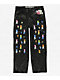 Ninth Hall Ambush Painter Graff Crosses Black Wash Loose Fit Carpenter Jeans - Thumbnail image 9 of 9