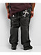 Ninth Hall Ambush Royal Cross Black Wash Loose Fit Jeans - Thumbnail image 3 of 10