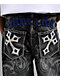 Ninth Hall Ambush Royal Cross Black Wash Loose Fit Jeans - Thumbnail image 5 of 10