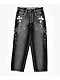 Ninth Hall Ambush Royal Cross Black Wash Loose Fit Jeans - Thumbnail image 9 of 10