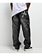 Ninth Hall Ambush Royal Cross Black Wash Loose Fit Jeans - Thumbnail image 2 of 10