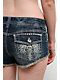 Ninth Hall Amiyah Blue Wash Denim Shorts - Thumbnail image 5 of 5