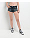 Ninth Hall Amiyah Blue Wash Denim Shorts - Thumbnail image 1 of 5