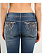 Ninth Hall Amiyah Blue Wash Skinny Jeans - Thumbnail image 4 of 7