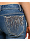 Ninth Hall Amiyah Blue Wash Skinny Jeans - Thumbnail image 5 of 7