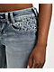 Ninth Hall Amiyah Light Wash Low Rise Skinny Jeans - Thumbnail image 4 of 5